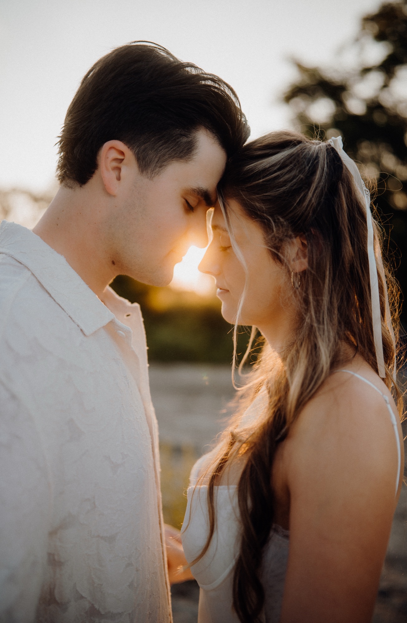 Zach & Heather sunrise engagement session at the Scarborough Bluffs, Toronto