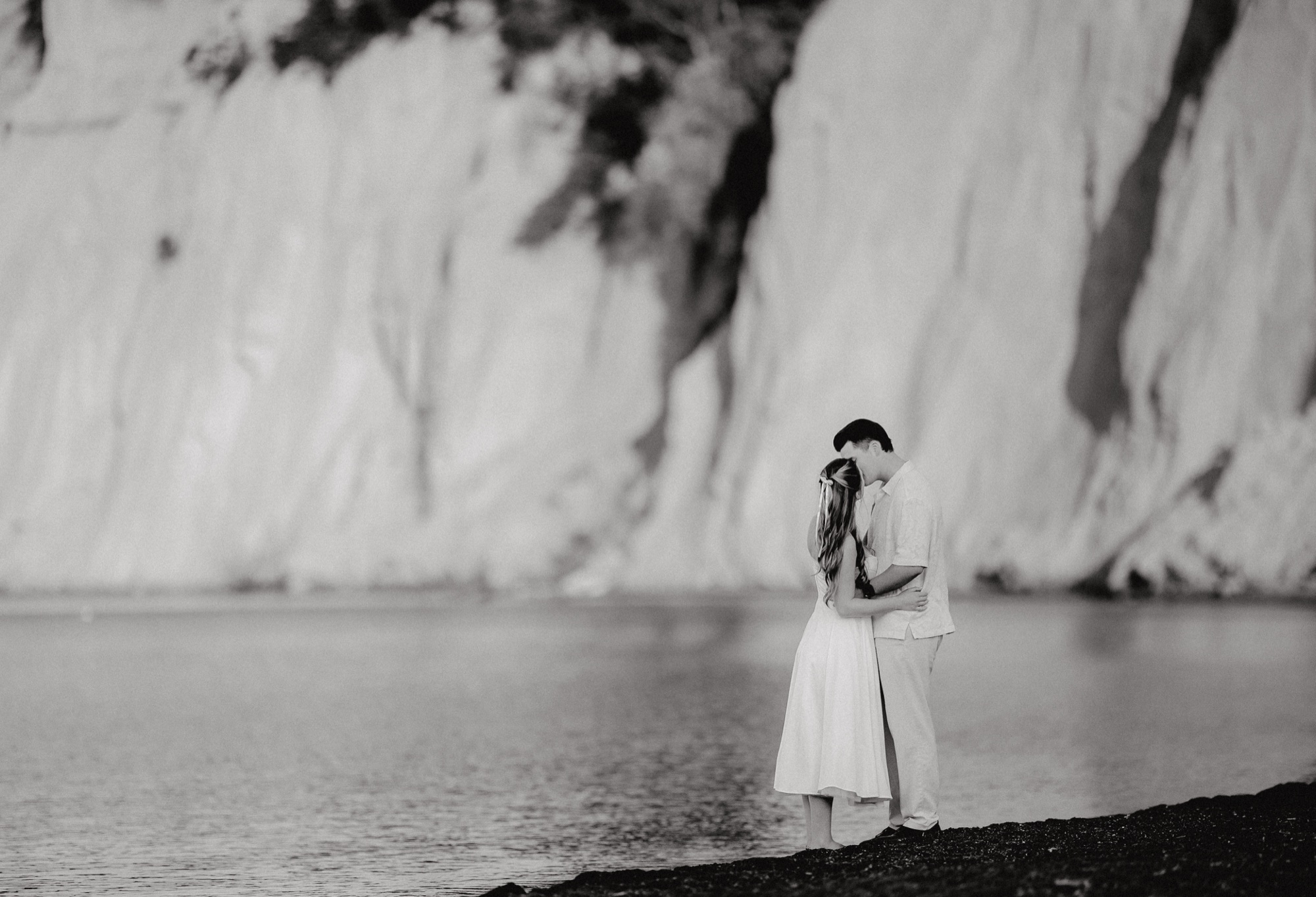 Zach & Heather sunrise engagement session at the Scarborough Bluffs, Toronto