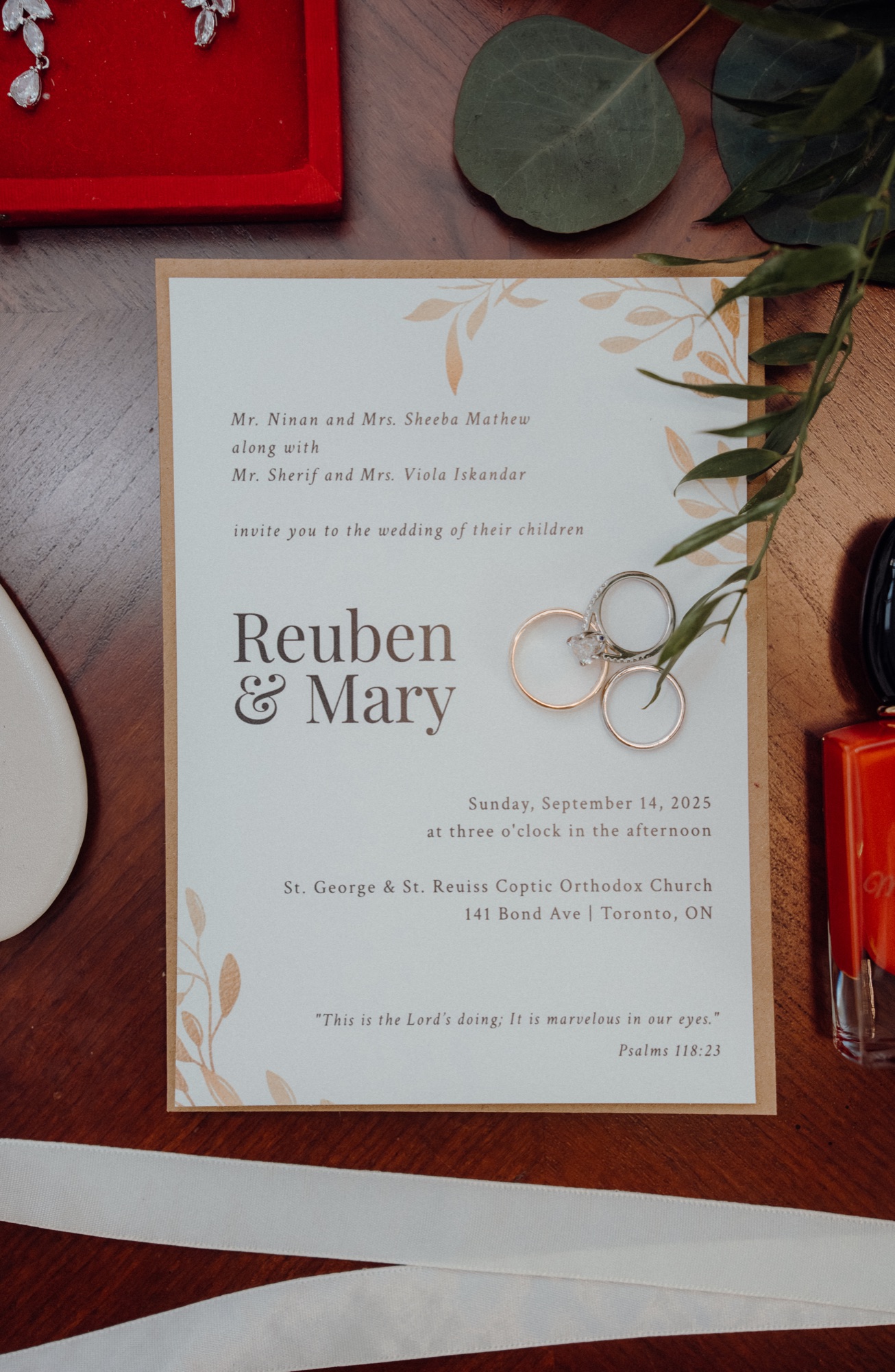 Reuben and Mary Coptic Orthodox wedding at Paradise Banquet Hall in Vaughan