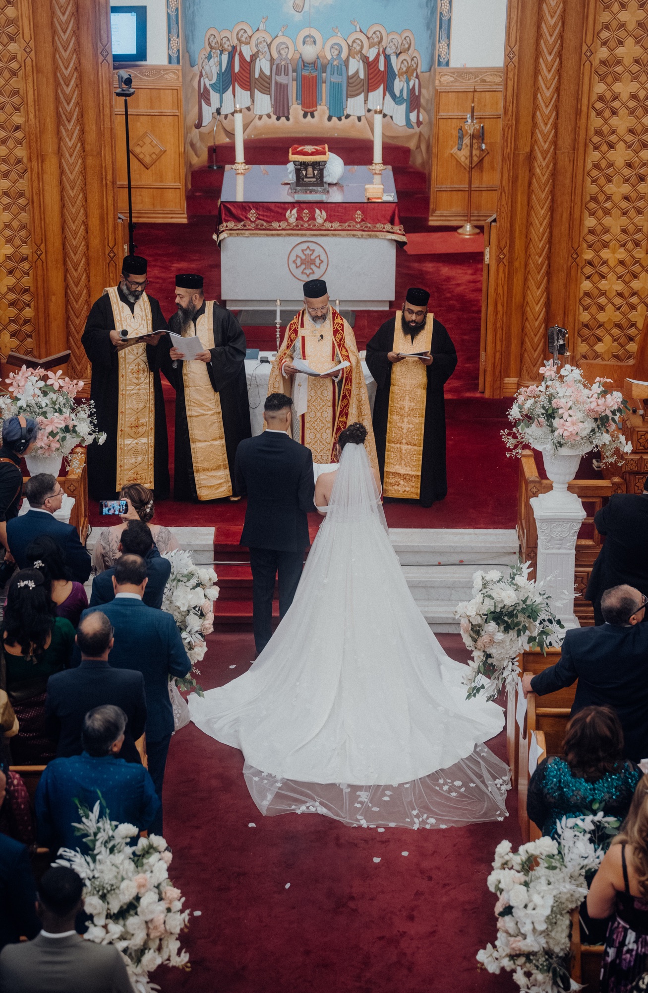 Reuben and Mary Coptic Orthodox wedding at Paradise Banquet Hall in Vaughan